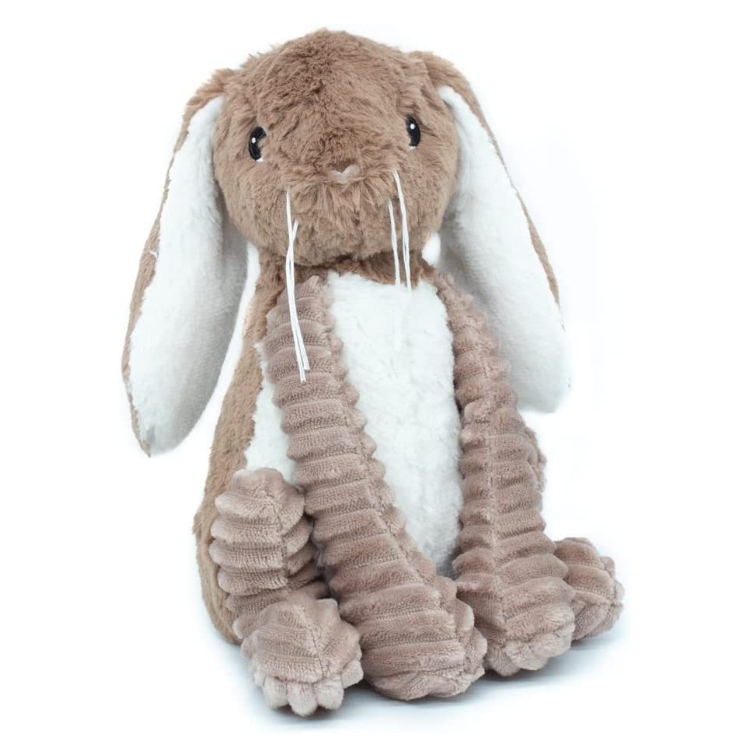 Les déglingos - les ptipotos - toudou lapin beige - peluche 27 cm 